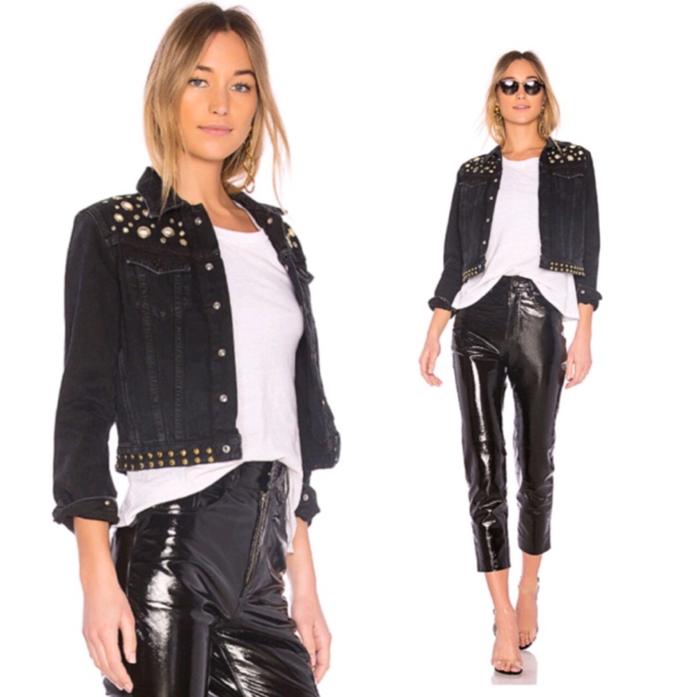 Agolde Reputation Studded Overtone Jacket